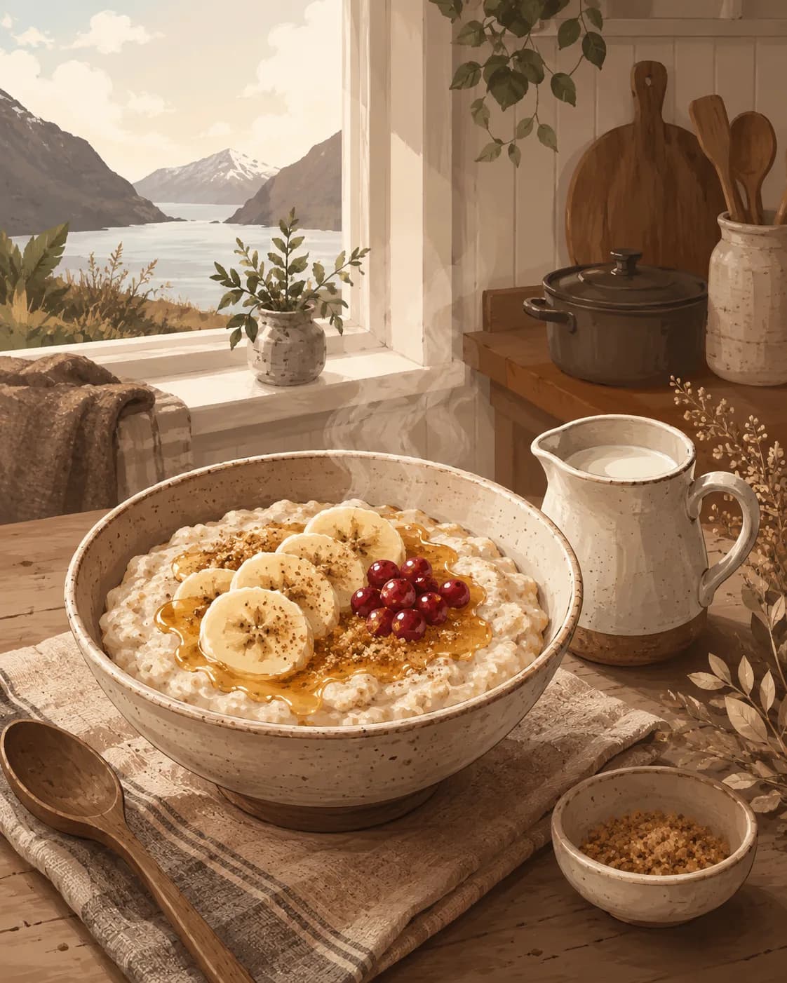 Porridge neo-zélandais, petit-déjeuner de Nouvelle-Zélande