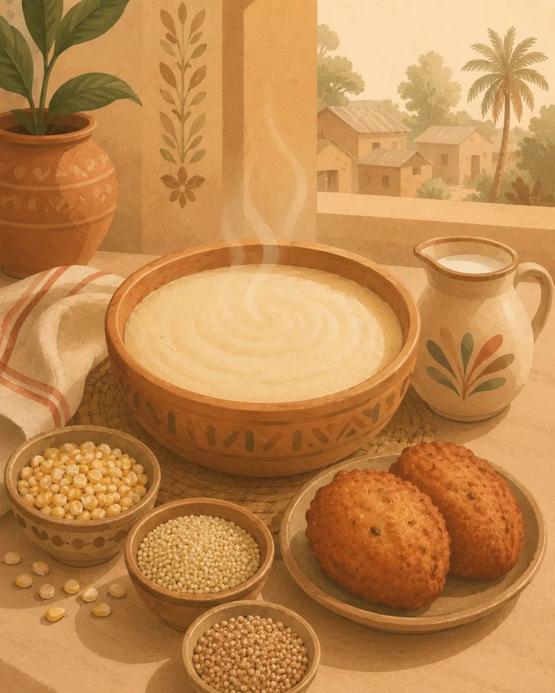 Ogi, petit-déjeuner de Nigeria, contexte yoruba