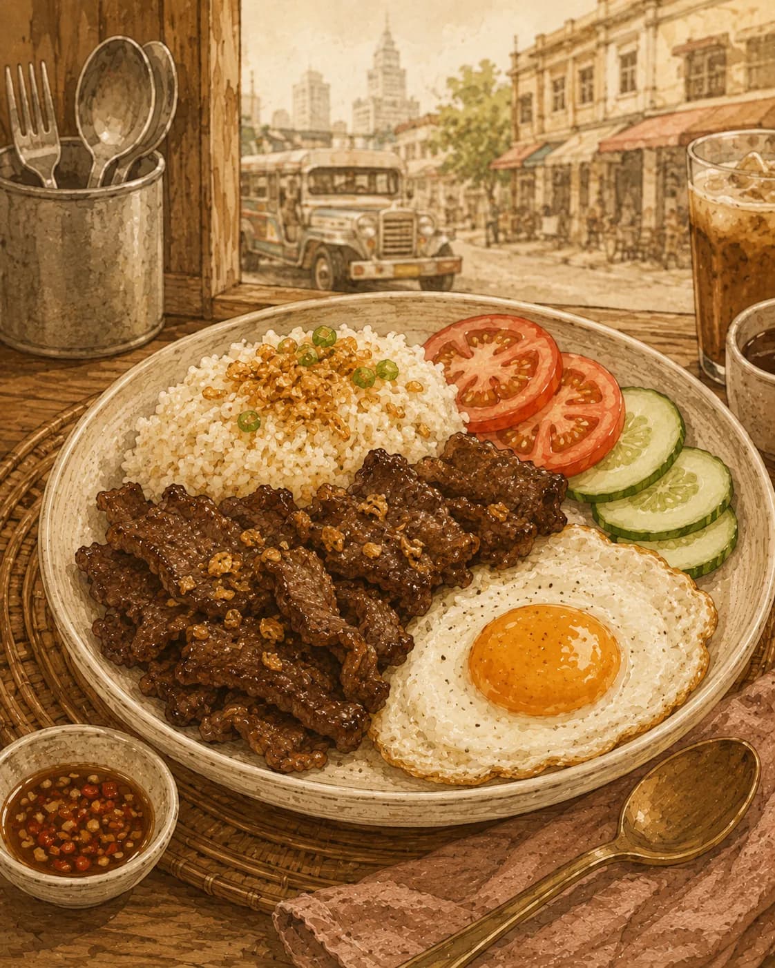 Tapsilog, petit-déjeuner de Philippines