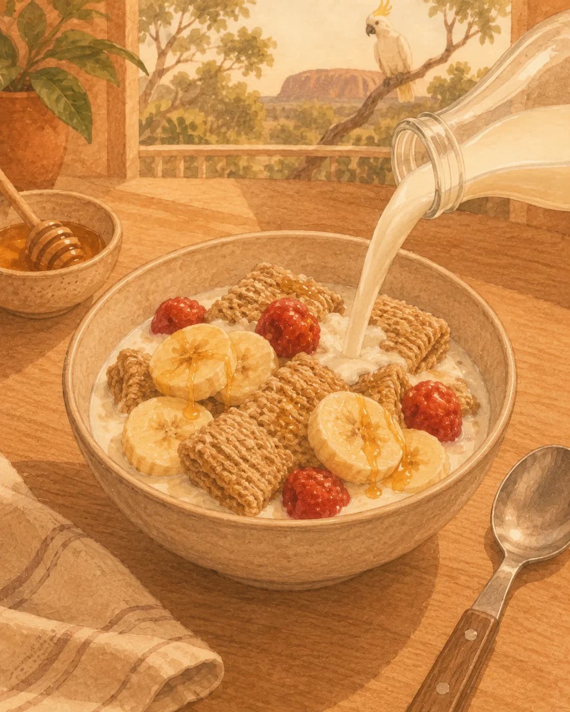 Bol Weet-Bix, petit-déjeuner de Australie
