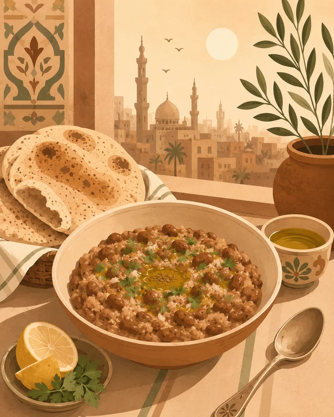 Ful medames rapide, petit-déjeuner de Égypte
